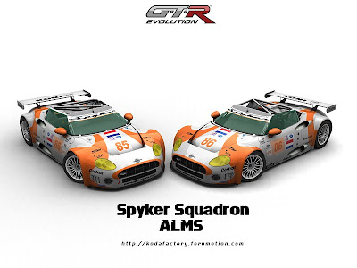 Spyker C8 GT2R skins GTREvo