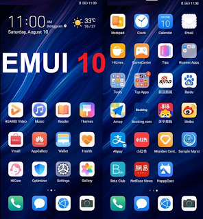 واجهة المستخدم هواوي EMUI 10  أبرز خصائص في واجهة المستخدم EMUI 10 من هواوي