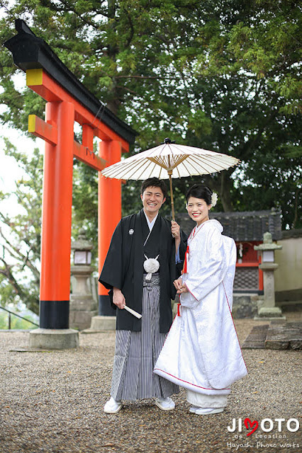 雨の奈良で前撮り撮影