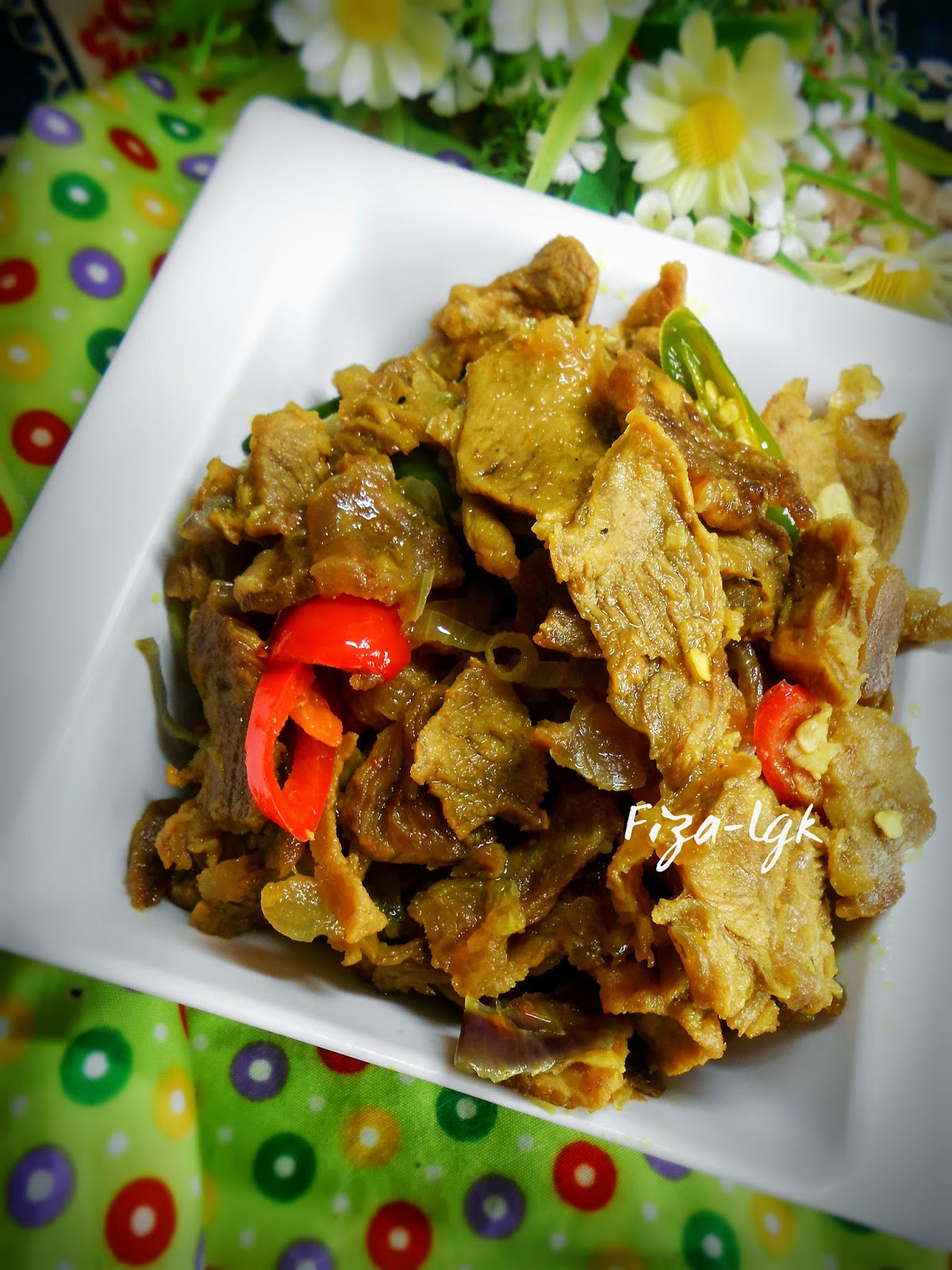 DAGING MASAK KUNYIT - Ringkas  Fiza's Cooking