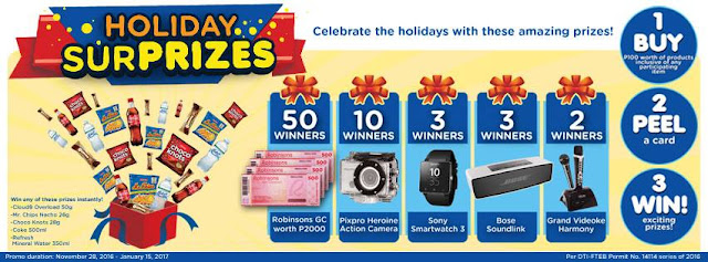 Ministop PEPSI Holiday Treats Promo, Philippines promo, contest and promo