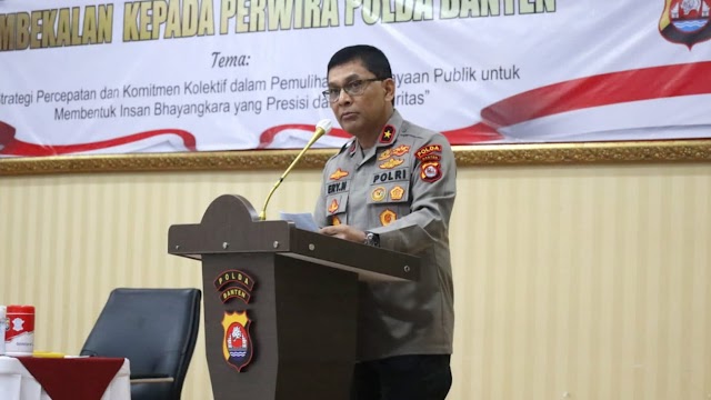 Ini Arahan Wakapolda Banten Kepada Perwira Polri Lulusan Akpol
