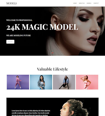 Fashion Model Agency Template