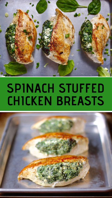 Spinach Stuffed Chicken Breasts