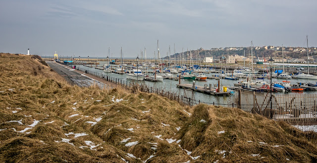 Photo of Maryport Marina at high tide on Friday