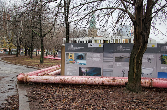 Baustelle Marx-Engels-Forum, Erweiterung der U-Bahn Line 5, Am Roten Rathaus, Karl-Liebknecht-Straße, 10178 Berlin, 10.12.2013