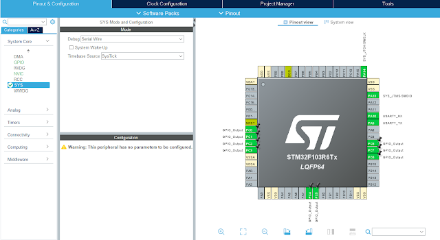 STM32F103R6 UART1 And Character LCD Example