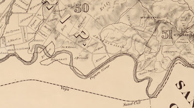 Map showing location of Jeremiah Driscoll property, 1889