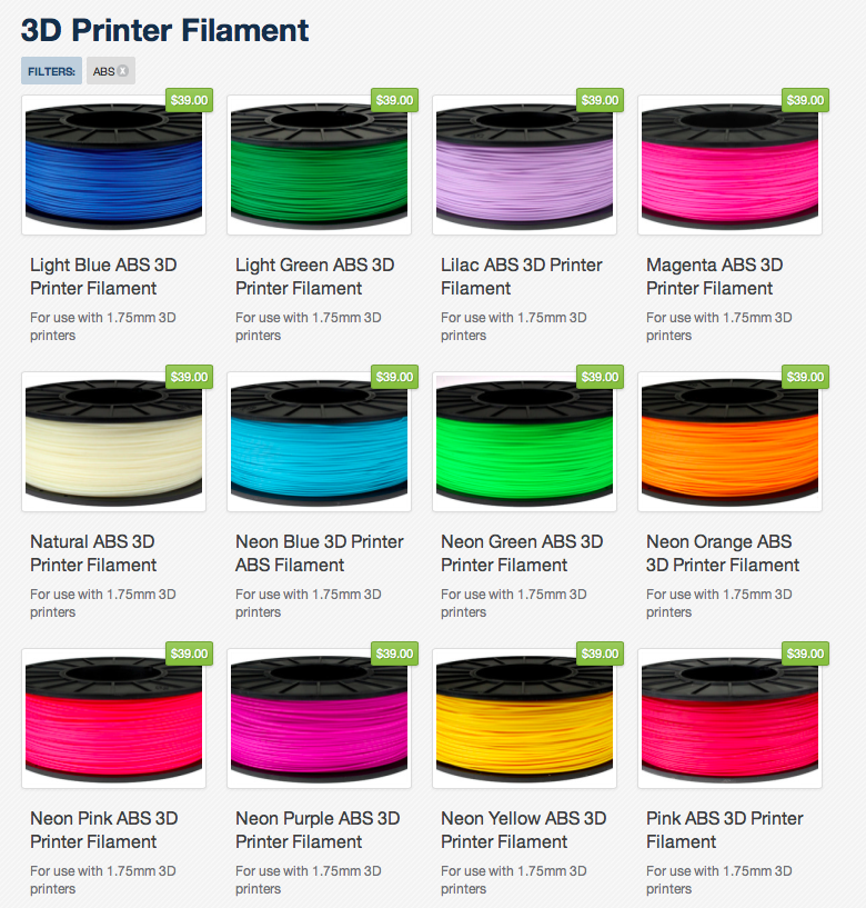 3D printer filament - Screen+Shot+2013 06 25+at+11.53.23+AM