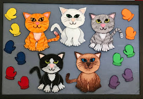 Five Little Kittens Flannel Board