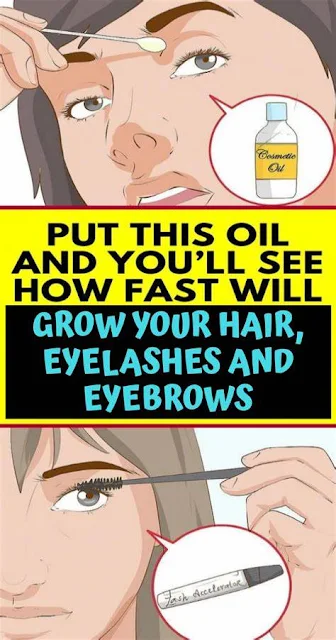 Put This Oil And You’ll See How Fast Will Grow Your Hair, Eyelashes And Eyebrows!
