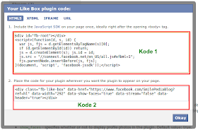 script facebook like box