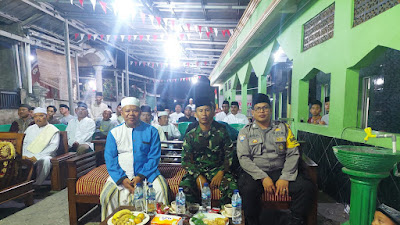 Bhabinkamtibmas Polsek Ciwandan Polres Cilegon Polda Banten Hadiri PHBI Maulid Nabi Muhammad SAW