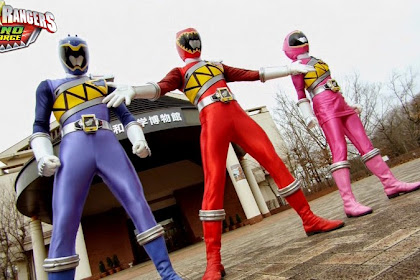 Dino Charge - Detail Profil Rangers Merah, Biru dan Pink