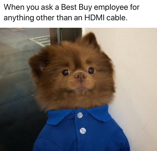 Best Buy Employee Be Like.....