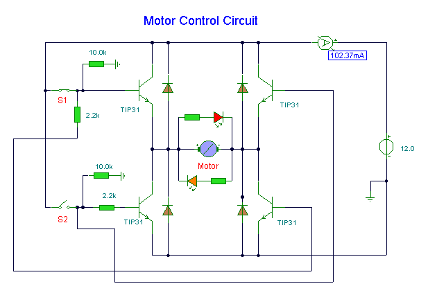 DC Motor Control Circuit