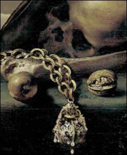 Claesz, Vanité au pomander et crâne