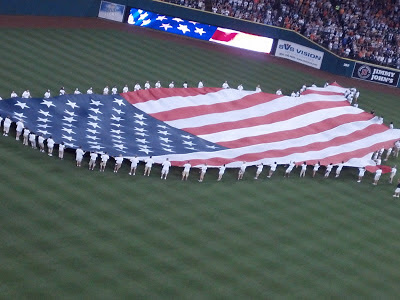 Detroit Tigers American Flag Comerica Park Baseball Hd Desktop Wallpaper