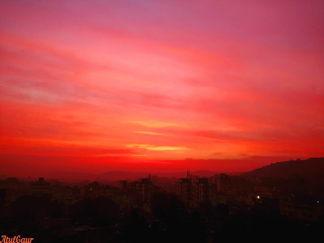 A Beautiful Sunrise At Pune