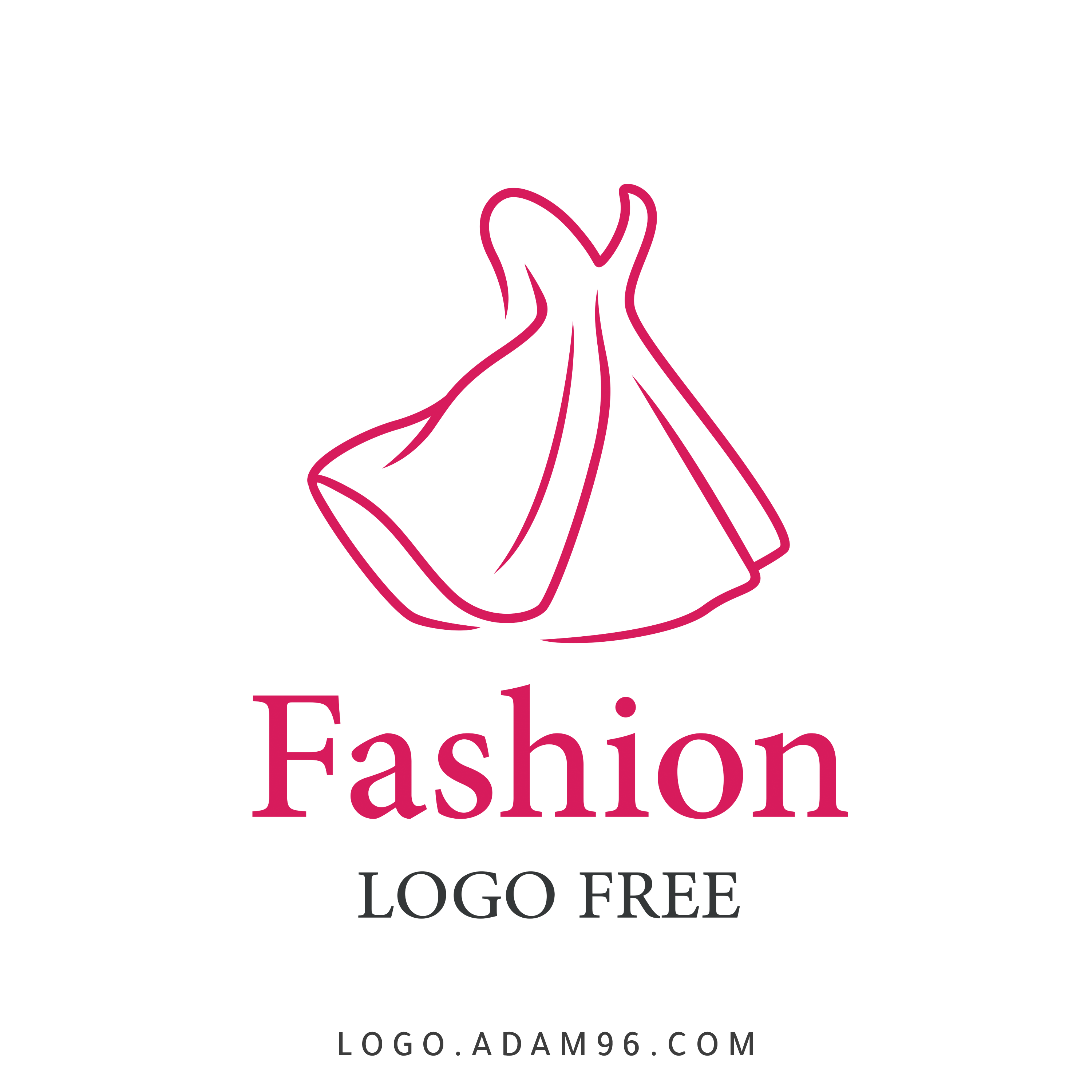 تحميل شعار ازياء فاشون بلا حقوق Fashion Logo EPS