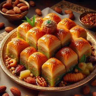 أنواع البقلاوة التركية
