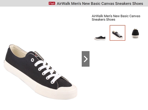 AirWalk Men's New Basic Canvas Sneakers Shoes