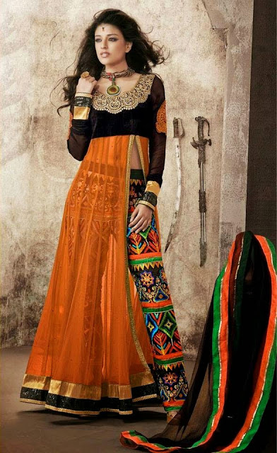 Buy Embroidery Salwar | Net Anarkali Suit