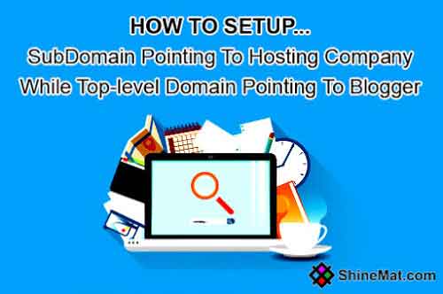 setup subdomain in blogger blog