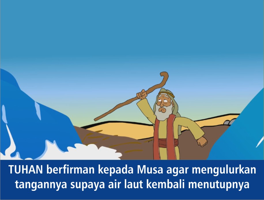 Komik Alkitab Anak: Menyeberangi Laut Teberau