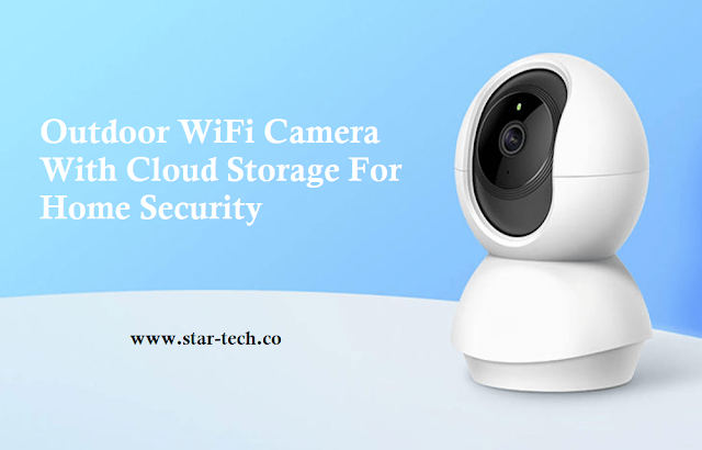 Outdoor WiFi Camera With Cloud Storage For Home Security