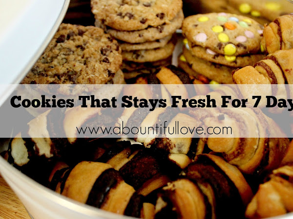  Cookies that Stays Fresh for 7 days.