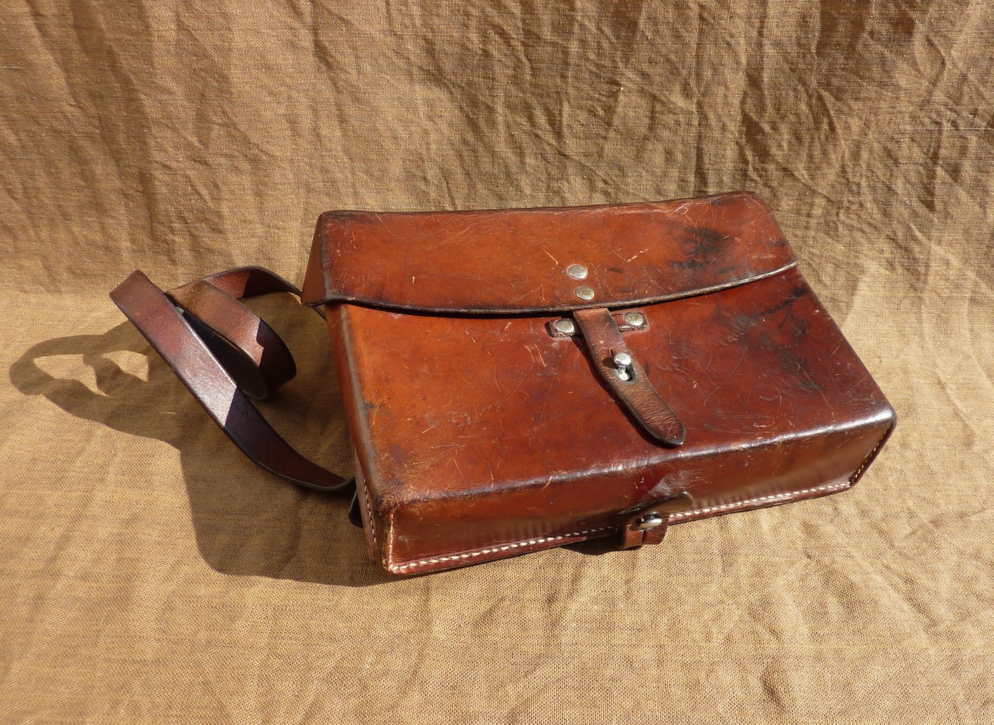 ClothesPeggS: Vintage leather shoulder bag - from the Timberland Boot ...