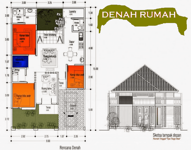  rumah minimalis modern 2 lantai,desain rumah minimalis modern type 45