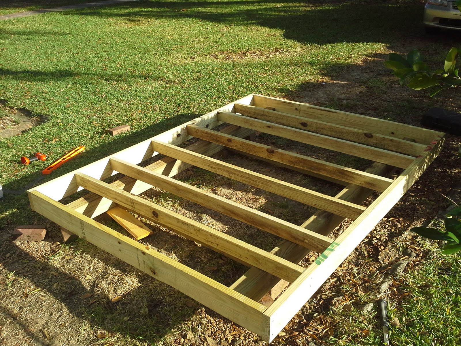 Donn: Shed Skid Foundation 8x10x12x14x16x18x20x22x24