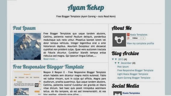 free blogger templates