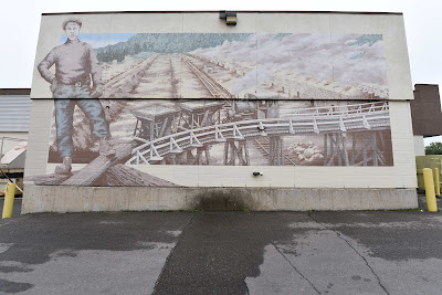 Sparwood BC mural.