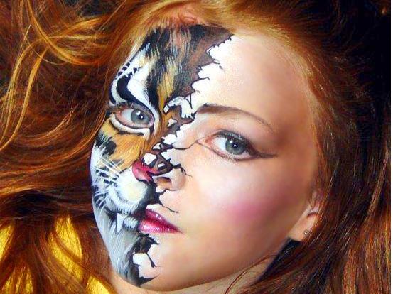 LATEST ALL FUN THINGS Halloween  Face  Makeup Of Girls