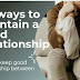 40 ways to maintain a good relationship 