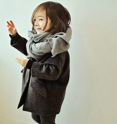 Amber moda coreana de estilo vintage para niñas Pequeña Fashionista