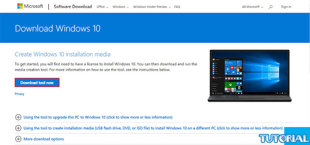 Cara Download ISO Windows 10 Asli/Original Secara Gratis