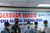 Tinjau Kegiatan Serbuan Vaksinasi di PT. Pema Global Energi (PGE) ;Ini Harapan Dandim 0103/Aceh Utara.