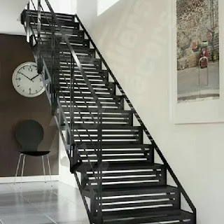 Example Image Of Iron Stair For Minimalist Houses