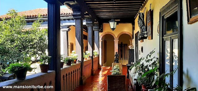 A romantic hotel in Mexico is Mansion Iturbe in Patzcuaro