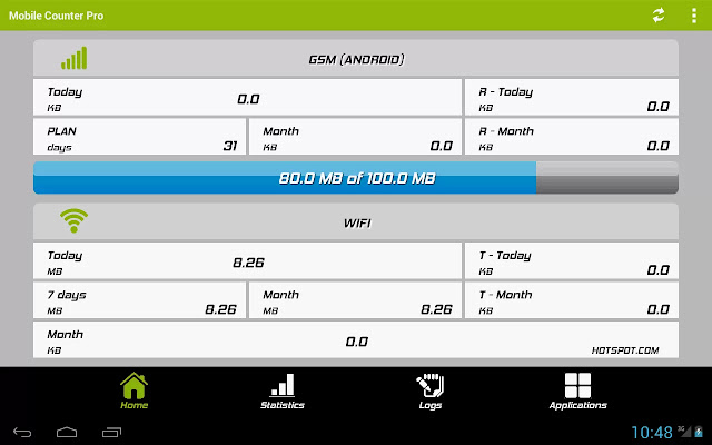 Mobile Counter Pro - 3G, WIFI v3.3 Apk download