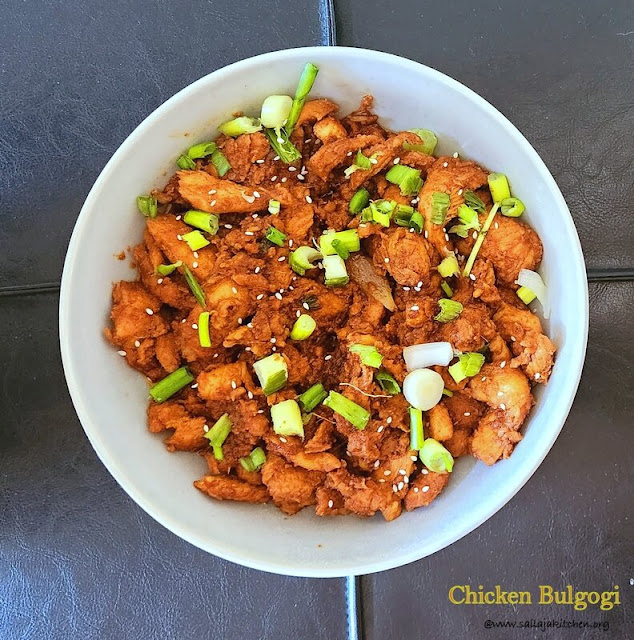 images of Chicken Bulgogi Recipe / Korean BBQ Chicken Recipe / Easy Chicken Bulgogi Recipe - Korean Recipes