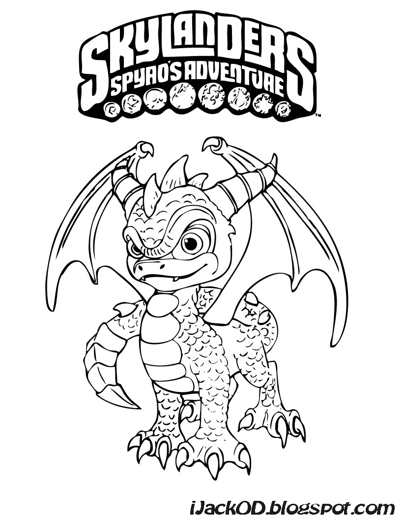 Download T.I.Y.: Skylanders Colouring Pages