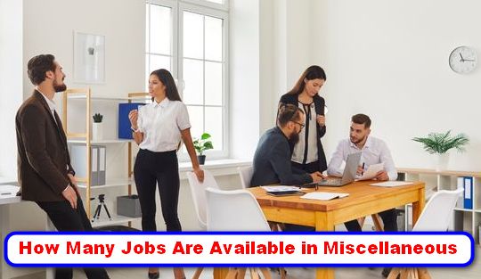 How Many Jobs Are Available in Miscellaneous Update 2022