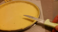 Couper pâte sucrée 