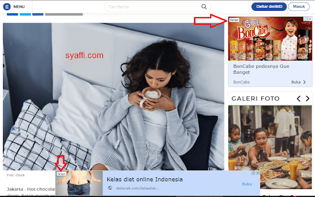 Cara Browsing Tanpa Ada iklan di Google Chrome dengan menonaktifkan JavaScript