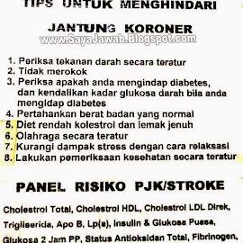 TIPS UNTUK MENGHINDARI JANTUNG KORONER